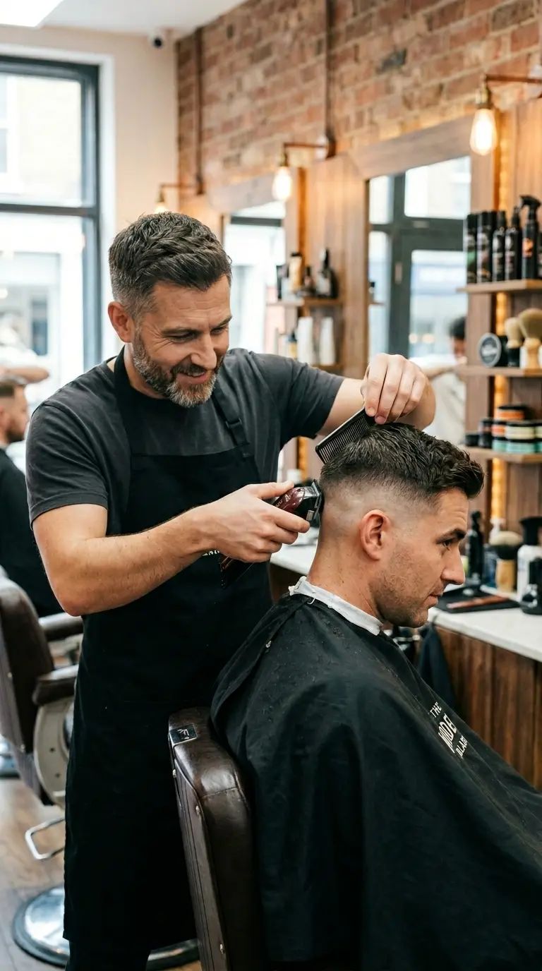 Coupe homme et dégradé